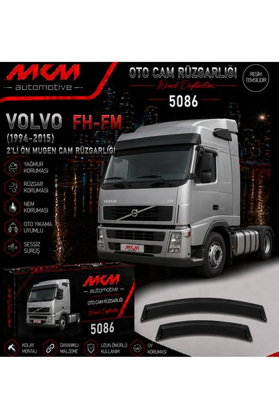 MKM Volvo Fh - Fm 1994-2015 Tır Cam Rüzgarlığı Uyumlu