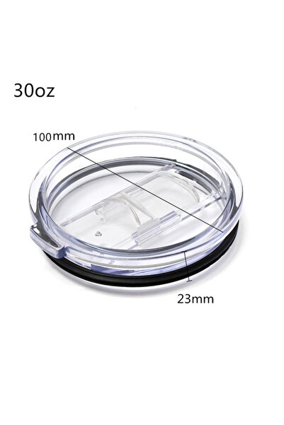 Choice 30oz Newest Food Grade PP 20/30 Ounce Splash Spill Proof Clear Mugs Cu...