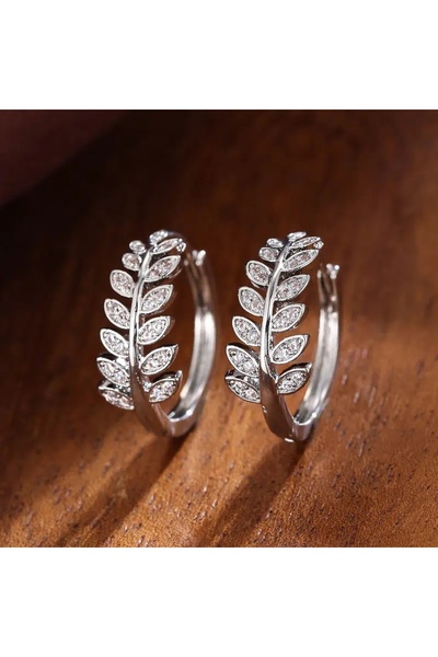 Choice E2375 Huitan Simple Stylish Leaf Olive Small Hoop Earrings for Women P...