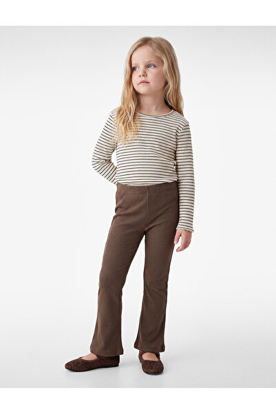 Koton Cotton Elastic Waist Camisole Spanish Style Leggings