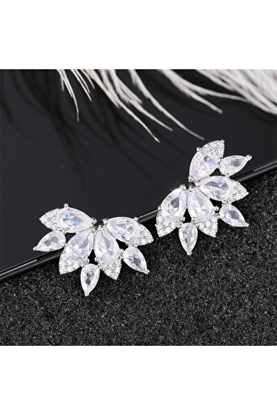 Choice E2263 Huitan Newly Designed Women Earrings with Pear Cubic Zirconia Cr...