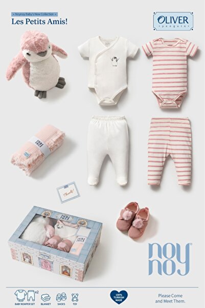 ByBest Beauty Noynoy 7 Piece Newborn Baby Gift Set with Penguin – Hospital Di...