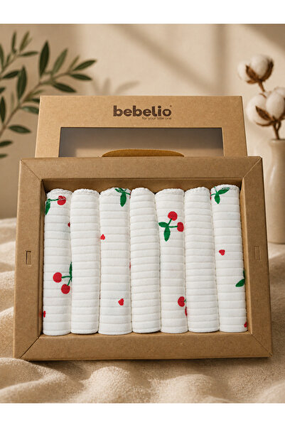 Bebelio 100% Cotton 7-Pack Baby Mouth Wipes