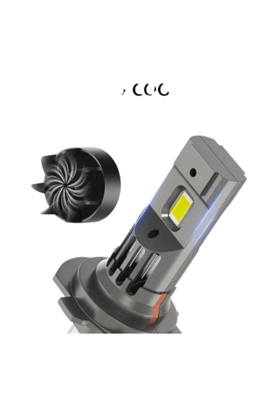 E-ANAMAG Σετ 2 λαμπτήρων LED H7 120W, 15000LM, 12V, 6000K, ψυχρό λευκό φως
