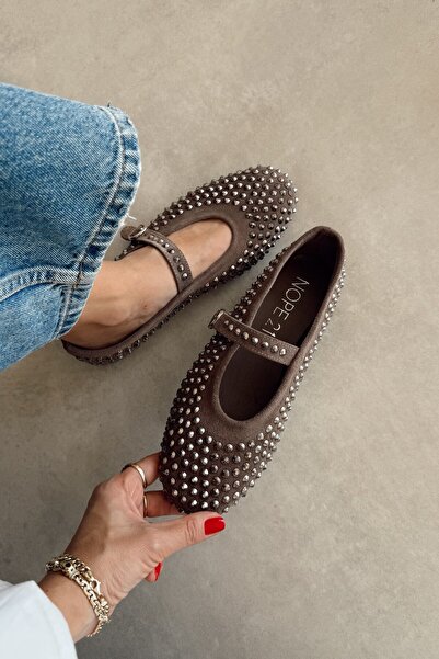 nope21shoess Kensie Vizon Hakiki Deri Babet