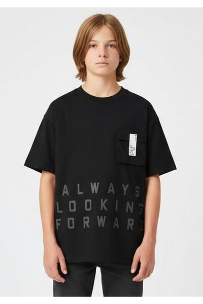 ALG Boys' T-Shirt - Pocket Detail, Printed on Front and Back