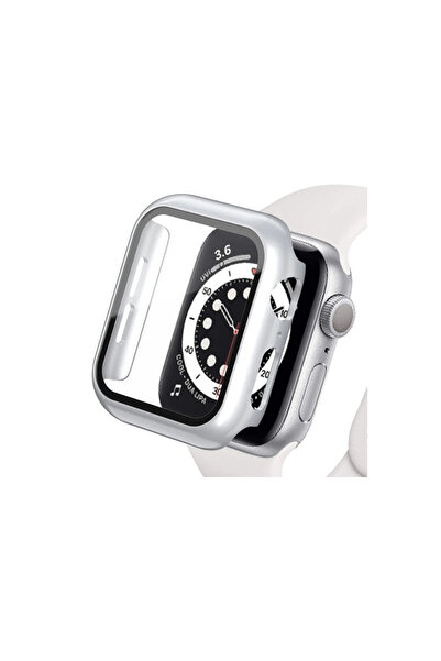 Generic Brand Apple Watch Ultra 49mm Glass Case Screen Protector - Silver