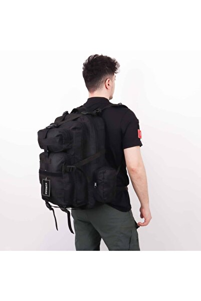 KORDAK Μαύρο τακτικό σακίδιο πλάτης 42 λίτρων