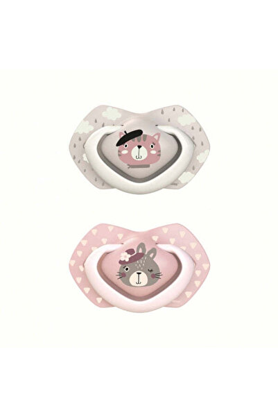 CANPOL Babies Suzeta Simetrica Din Silicon 18 M+ Bonjour Paris 2 Pcs 22/649_Pin