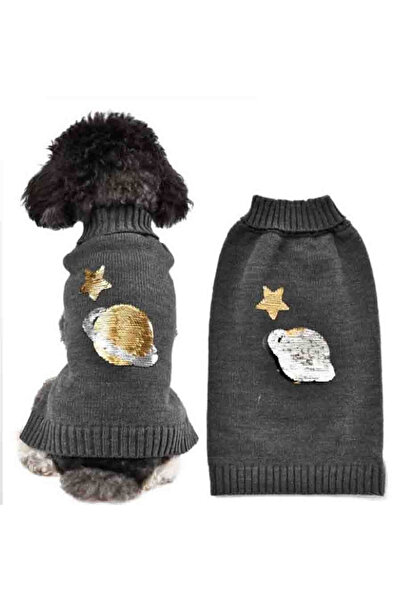 4Dog Deluxe Χειμερινό Παλτό Σκύλου Γκρι Φεγγαρί 35 εκ. για Μικρούς & Μεσαίους...