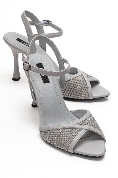 Lizy Shoes Ψάθινα Λεπτομερή Σανδάλια με Τακούνι