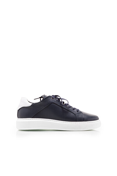 UrbanShoes Sneakersi barbati din piele naturala, Leofex - 881 Blue Box