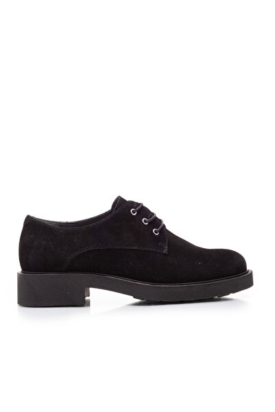 UrbanShoes Pantofi casual damă din piele naturală,Leofex - 377 Negru velur