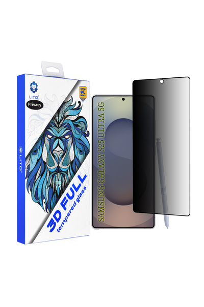 Lito Защитно фолио за Samsung Galaxy S25 Ultra, Прозрачно; Удароустойчиво, черно