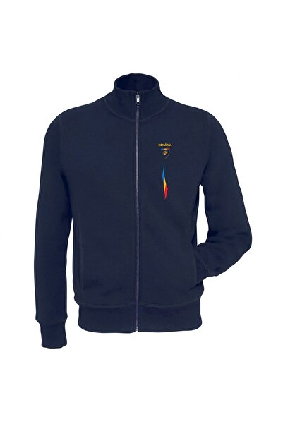ColorEscu Bluză România Tricolor, bărbat, culoare bleumarin CH22