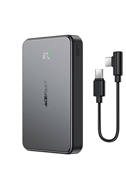 Acefast Baterie externă magnetică wireless (M31) - cu cablu Type-C, MagSafe, ...