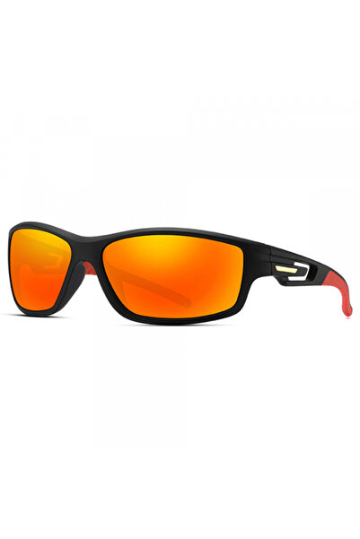 Techsuit Ochelari De Ciclism Unisex 201910, Polarizati, Negri Rosii