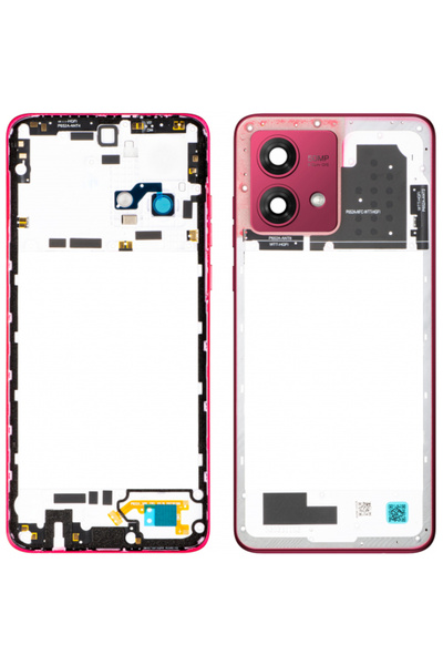 Motorola Carcasa Mijloc Moto G84, Rosu (viva Magenta), Service Pack 5s58c23328