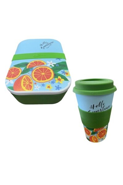 OEM Bamboo Fiber Bowl and Cup Set,