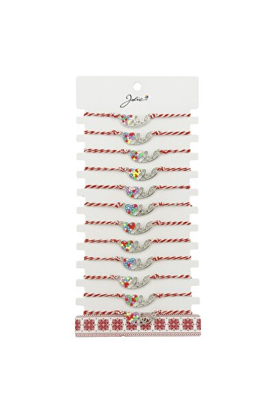 OEM Elegant decorative Martisor bracelet for women, LOVE Heart pattern, Braid...