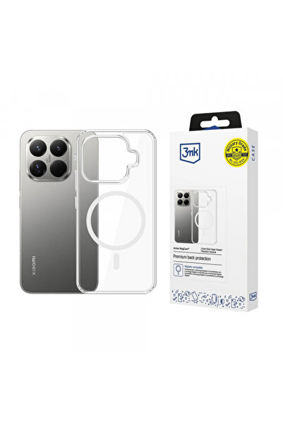3MK MagSafe калъф за Xiaomi 15t Pro, 3mk, Armor Magcase, Прозрачен