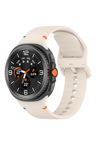 Techsuit Curea W079 pentru Samsung Galaxy Watch8 / Watch8 Classic Series, Bej