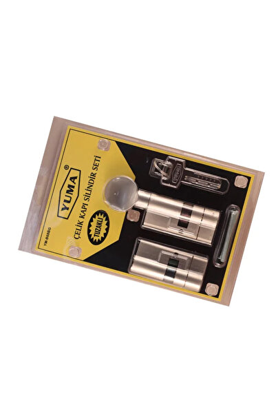 BilfolD Yuma 68mm مزلاج باب فولاذي مع مجموعة قضيب فخ - ساتان