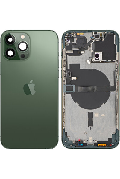 Apple Капак за батерия за iPhone 13 Pro Max, със среден корпус, зелен (Алпийс...