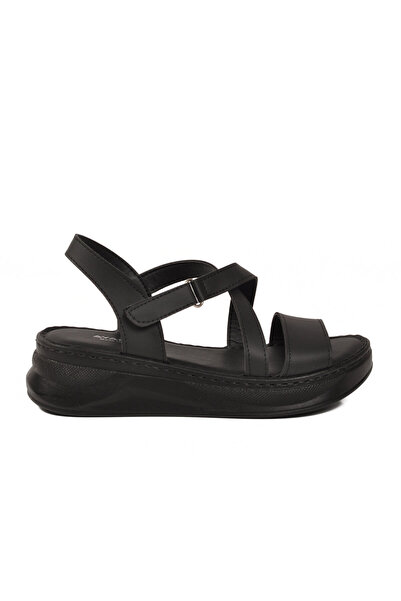 AYAKMOD Μαύρα ελαφριά γυναικεία σανδάλια 492123 Z