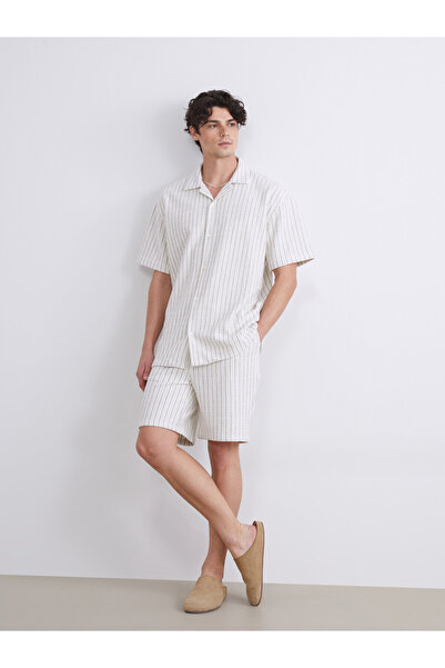 LC Waikiki Relaxed Fit Striped Men's Shorts