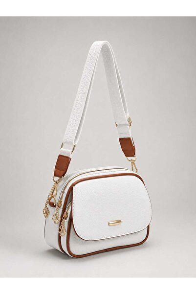 KIRASE Κομψή και στυλάτη τσάντα χιαστί και ώμου με φαρδύ ρυθμιζόμενο λουράκι,...