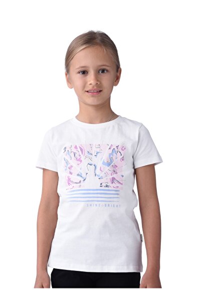 Victor and Jane Girls T-shirt - Offwhite