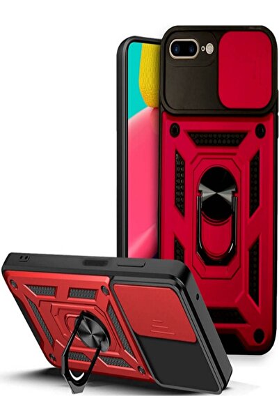 Bodycell Θωρακισμένη Συρόμενη Θήκη για iPhone 8 Plus / 7 Plus – Κόκκινο, Κάλυ...