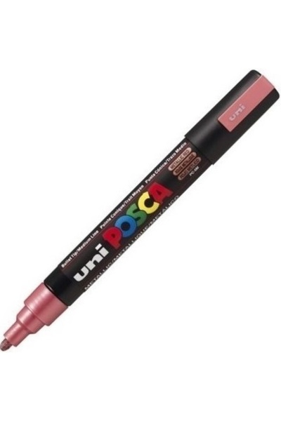 Uni Posca Posca PC-5M Marker, medium tip 1.8-2.5 mm, metallic red