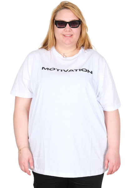 ModeXL Γυναικείο μπλουζάκι Mode XL Real Big Size με γιακά με κορδόνια Wanted ...