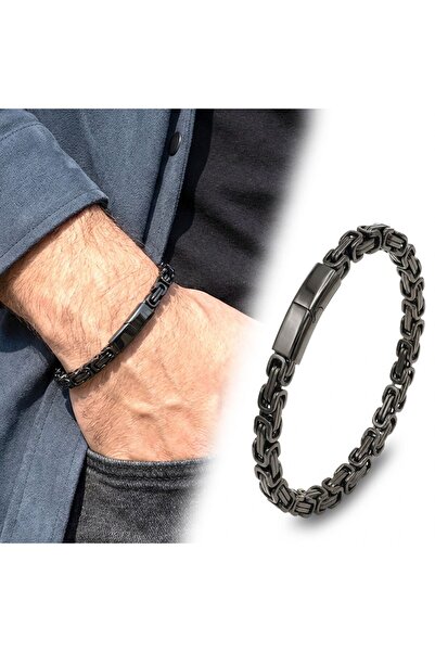 ALZA 316L King Model Men's Steel Bracelet - with Velvet Gift Box - Premium Qu...