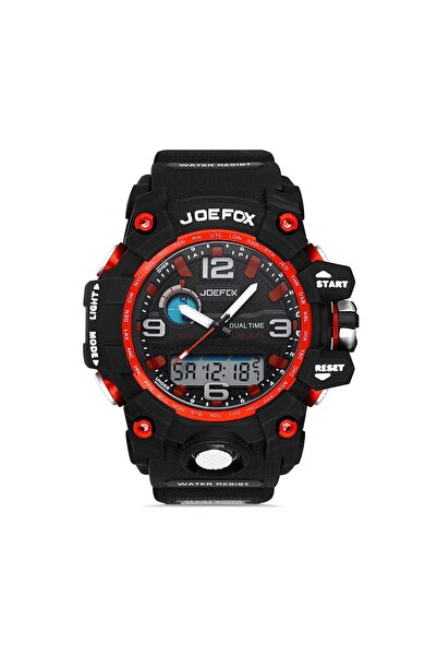 Joefox Silikon Analog & Digital Erkek Kol Saati