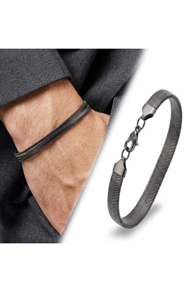 ALZA 316L Italian Model Men's Steel Bracelet - Premium Quality