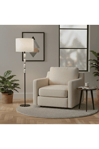 lmstabda Floor Lamp - White 155 cm