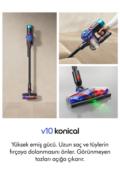 DYSON V10 Konical™ kablosuz süpürge
