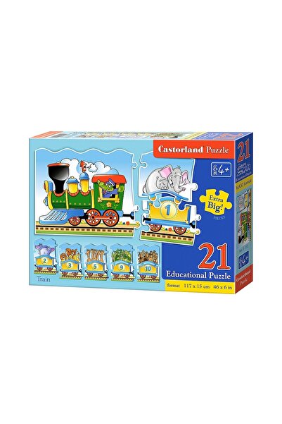 Castorland Puzzle educativ 21 piese Tren