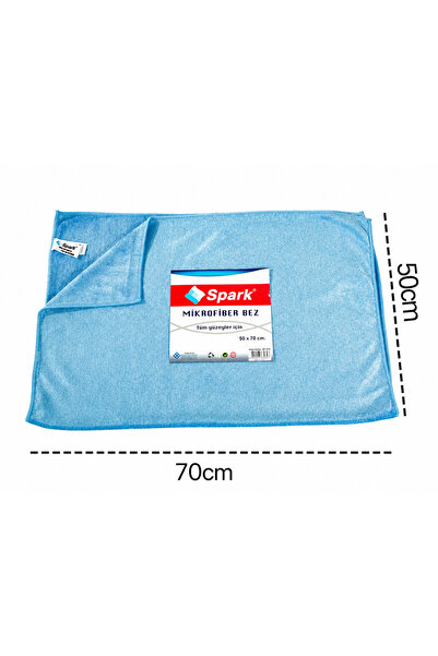 Alezy Spark M2312 Mikrofiber Genel Temizlik Bezi 70x50cm (Karışık Renk)