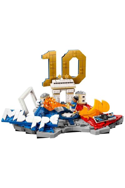 LEGO Editions Kylian Mbappé – Unutulmaz Futbol Anları 43013 - 10 Yaş ve Üzeri Çocuklar için Dekorati