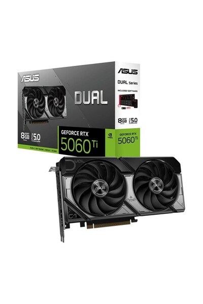 ASUS GeForce RTX 5060 Ti DUAL 8G 8GB GDDR7 128 Bit DLSS 4 DUAL-RTX5060TI-8G E...