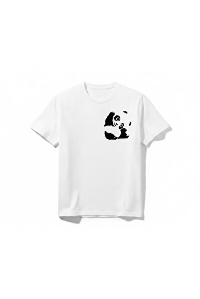 URBANTRENDSTORE تي شيرت لطيف من نوع Panda Daily مريح وواسع وعادي للجنسين برقب...
