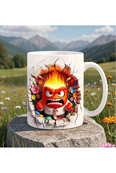KADOREX DESIGN Emotional Outburst 3D Effect Mug – Fun, Colorful, and Eye-Catc...