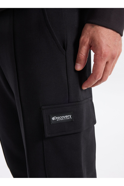 Discovery Expedition Pantaloni de trening negri pentru bărbați, model Jogger,...
