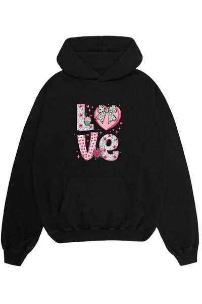 ELFERA LOVE PRINTED SWEATSHIRT