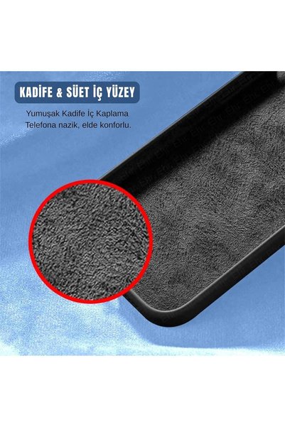 Revasser iPhone 17 Pro Max / 18 Pro Max İle Uyumlu Yüksek Kalite İçi Kadife S...