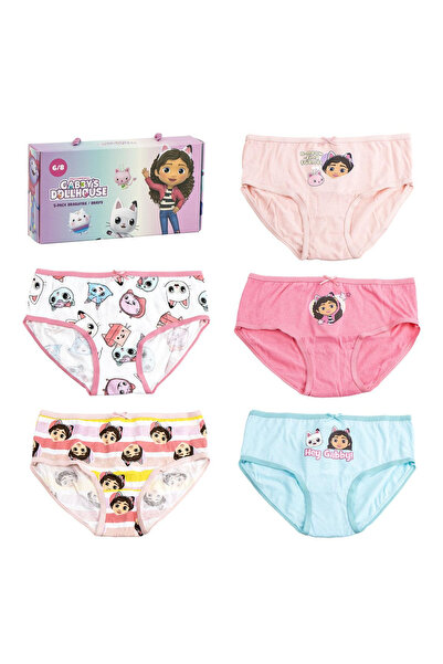 Gabby's Dollhouse Set de 5 perechi de chiloți din bumbac